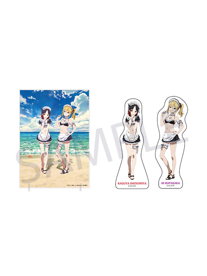 Kaguya and Hayasaka Acrylic Board & Card Set