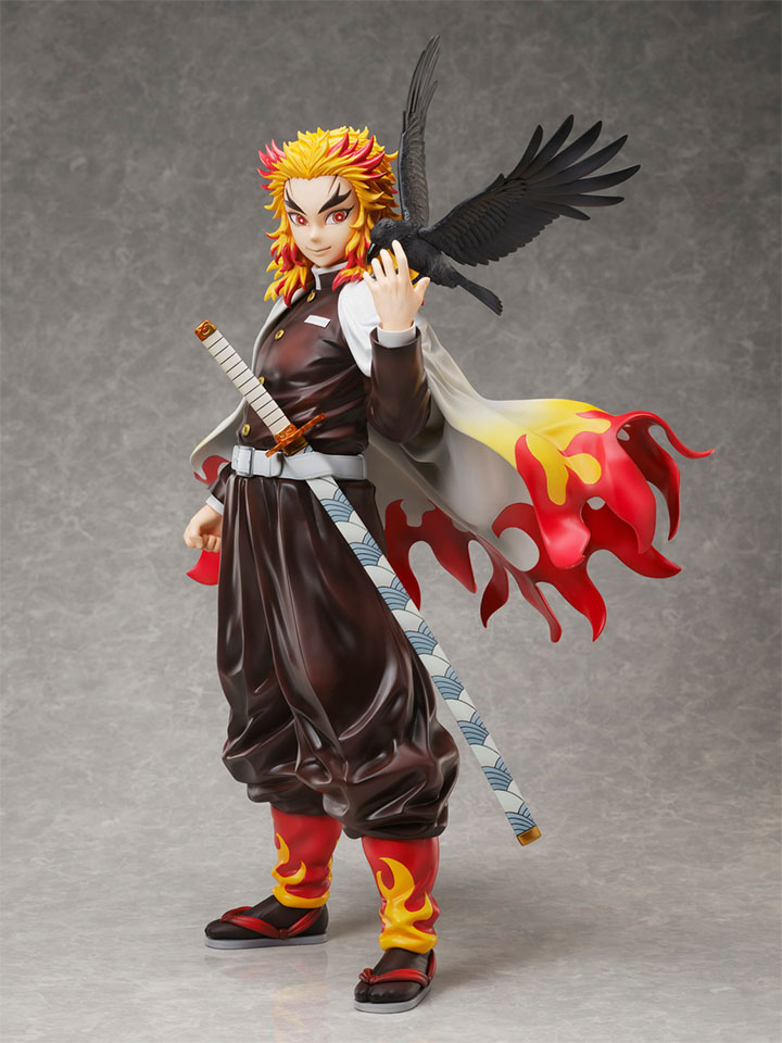 Demon Slayer: Kimetsu no Yaiba Kyojuro Rengoku Flame Breathing Esoteric Art  Ninth Form: Rengoku 1/8 Scale Figure