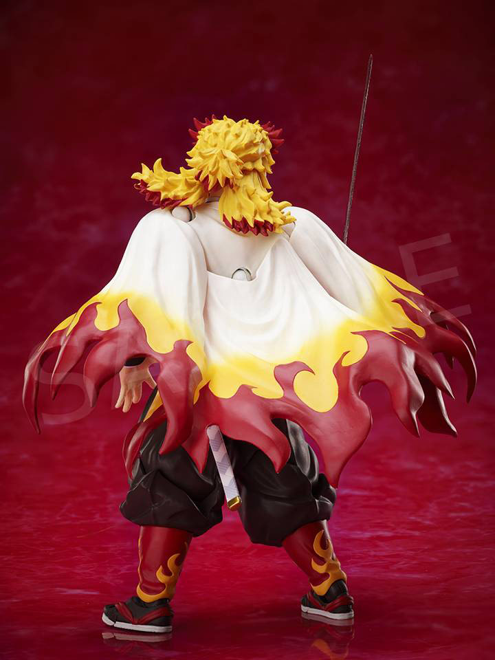 Demon Slayer Filme Infinito Trem Canecaen Train Rengoku Kyouku Gk Anime  Kimetsu No Yaiba Estatueta Modelo Brinquedos 20 cm