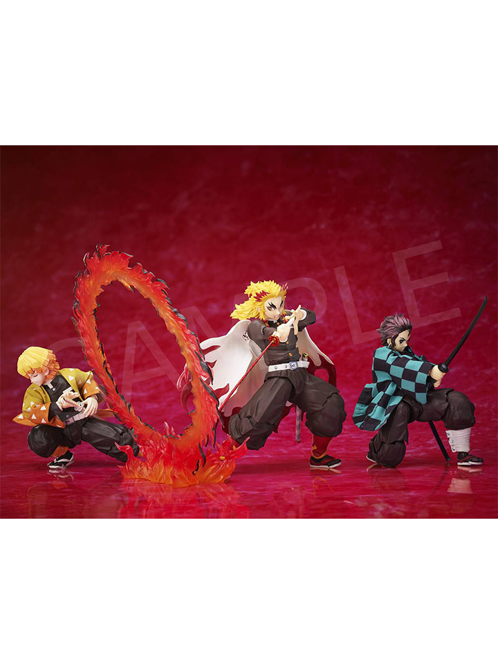 Demon Slayer Filme Infinito Trem Canecaen Train Rengoku Kyouku Gk Anime  Kimetsu No Yaiba Estatueta Modelo Brinquedos 20 cm