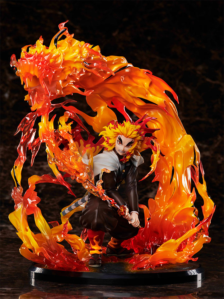 Demon Slayer: Kimetsu no Yaiba Kyojuro Rengoku Flame Breathing Esoteric Art Ninth Form: Rengoku 1/8 Scale Figure 1