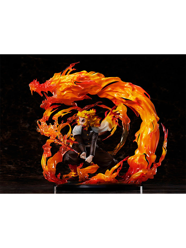 Demon Slayer: Kimetsu no Yaiba Kyojuro Rengoku Flame Breathing Esoteric Art  Ninth Form: Rengoku 1/8 Scale Figure