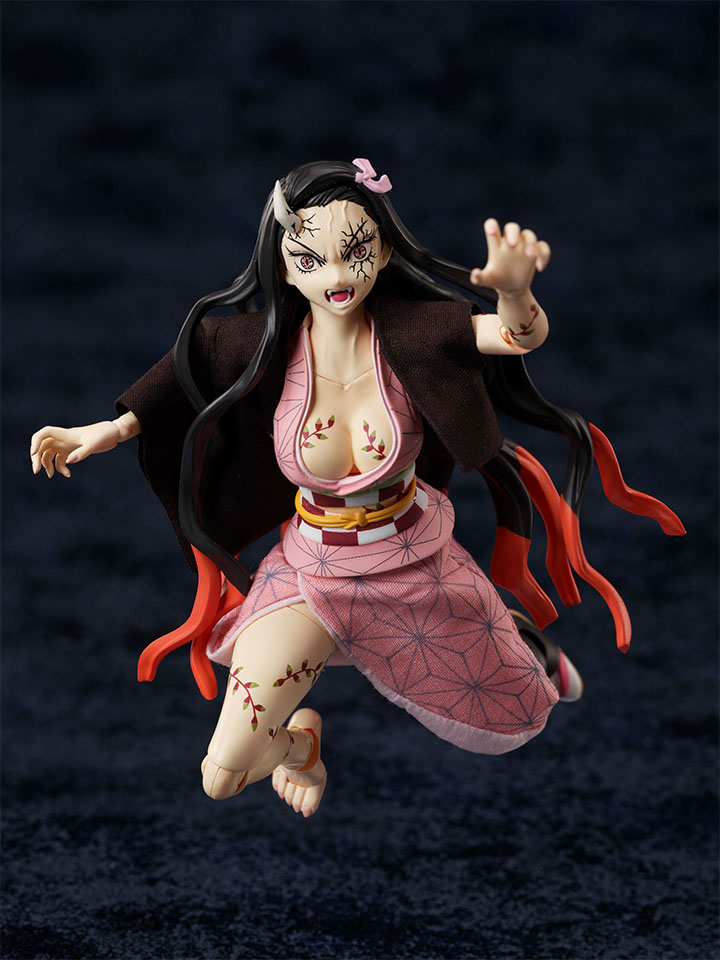 Demon Slayer: Kimetsu no Yaiba [BUZZmod.] Nezuko Kamado (Demon Advancing Ver.) 1/12 Scale Action Figure 5