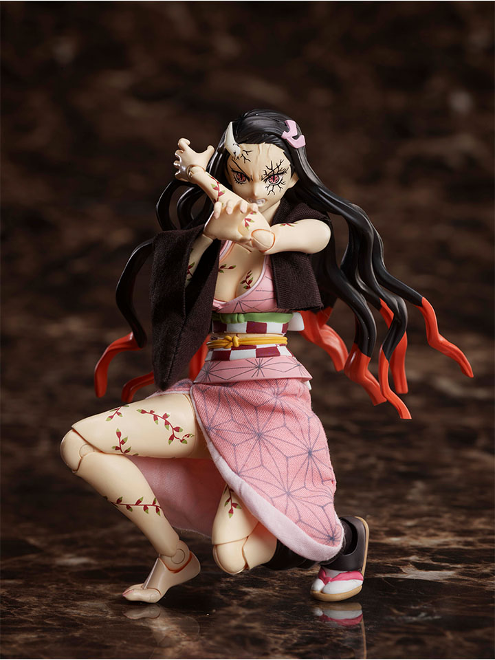 Demon Slayer Kimetsu no Yaiba Sakura scène Nezuko figurine modèle