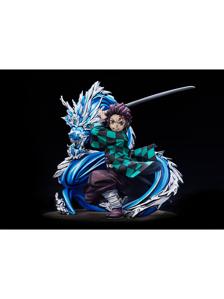 DEMON SLAYER - Tanjiro Kamado 1/8 Total concentration - Statuette 19cm :  : Figurine Aniplex Demon Slayer