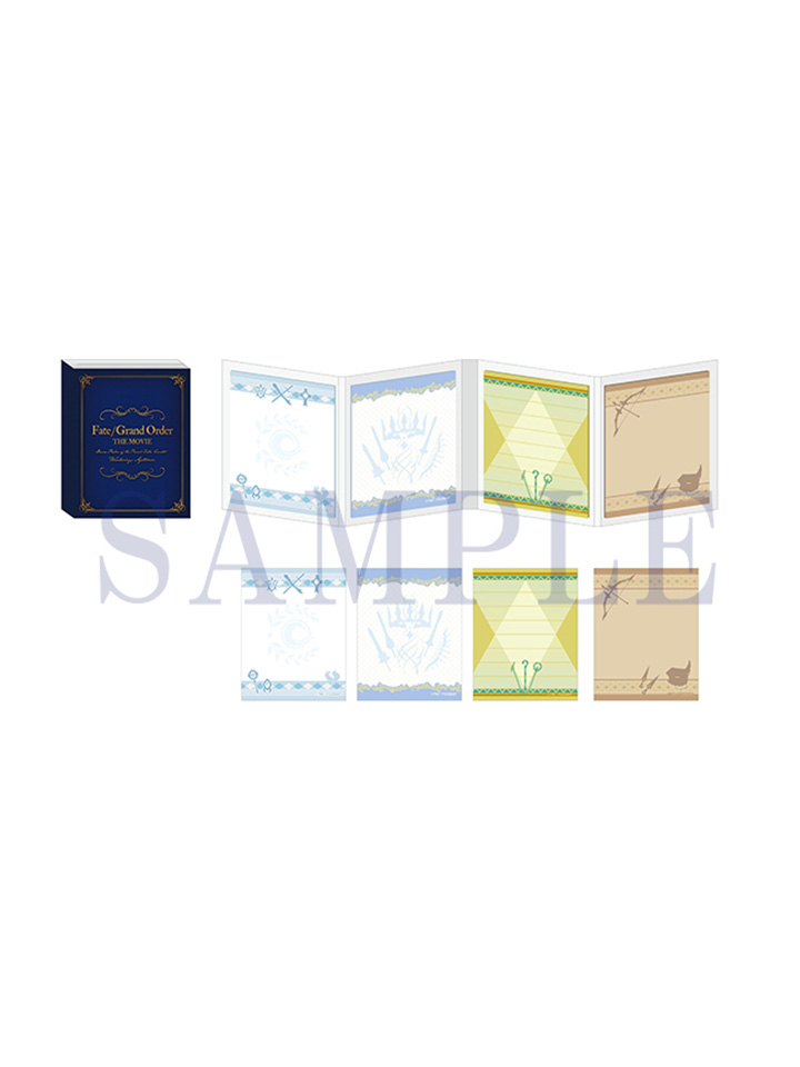 Fate/Grand Order THE MOVIE Divine Realm of the Round Table: Camelot Memo Pad