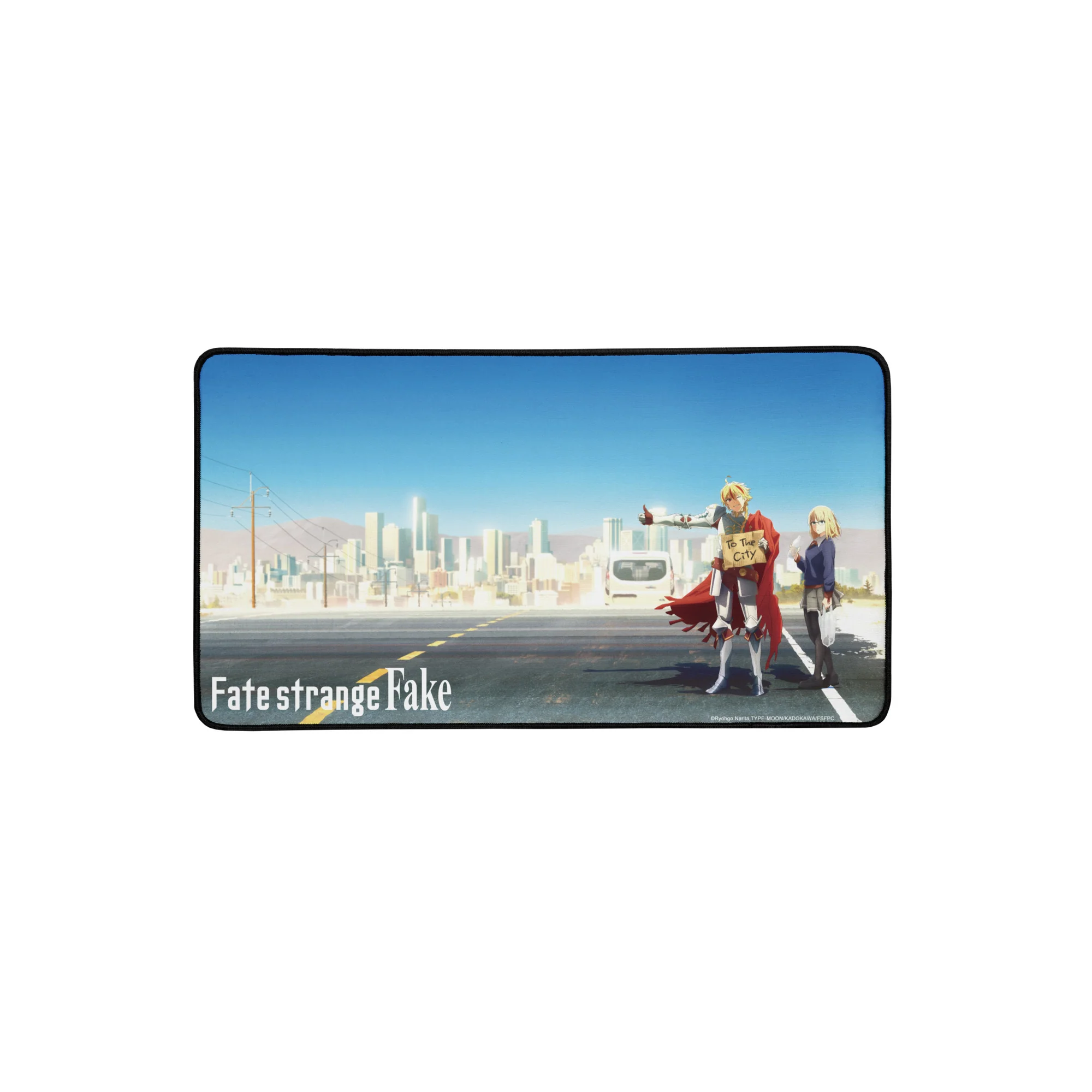 Fate/strange Fake To The City KV Desk Mat